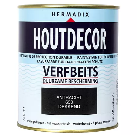 Hermadix  Houtbeits houtdecor 627 blauw