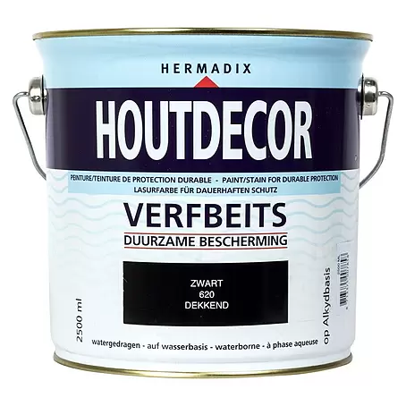 Hermadix  Houtbeits houtdecor 620 zwart