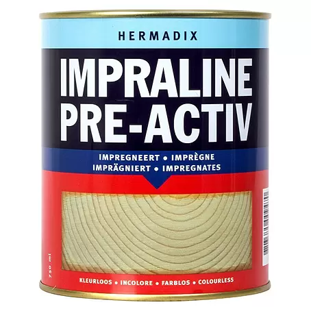 Hermadix  Houtimpregneermiddel Impraline Pre-Activ Kleurloos