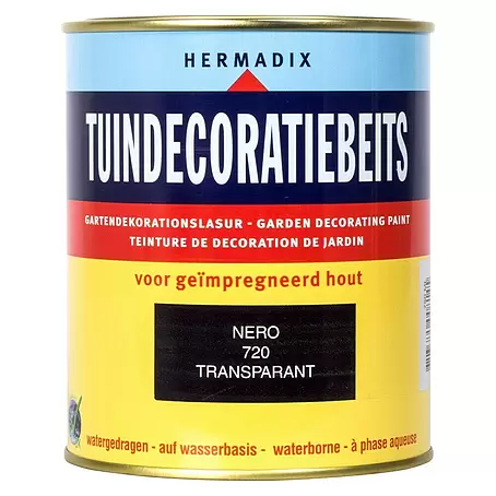 Hermadix  Houtbeits voor tuindecoratie 720 nero