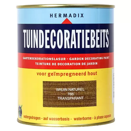 Hermadix  Houtbeits voor tuindecoratie 766 bruin naturel