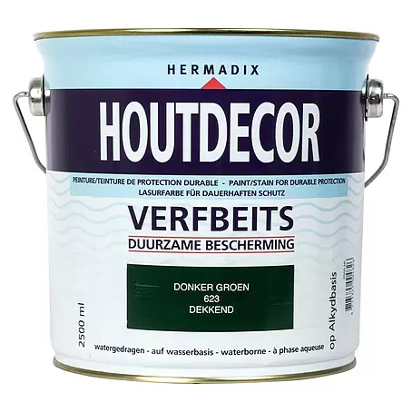 Hermadix  Houtbeits houtdecor 623 donker groen