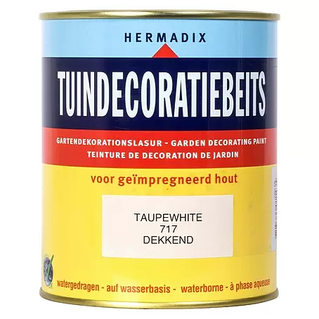 Hermadix  Houtbeits voor tuindecoratie 717 taupewhite