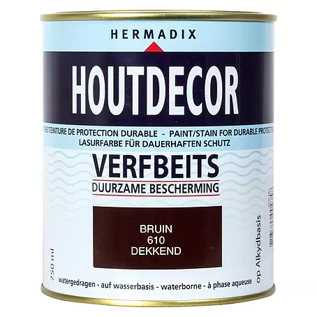 Hermadix  Houtbeits houtdecor 610 bruin
