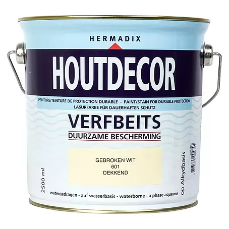 Hermadix  Houtbeits houtdecor 601 gebroken wit
