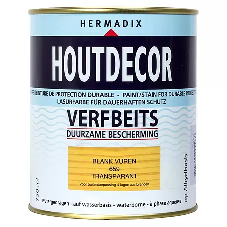 Hermadix  Houtbeits houtdecor 659 blank vuren