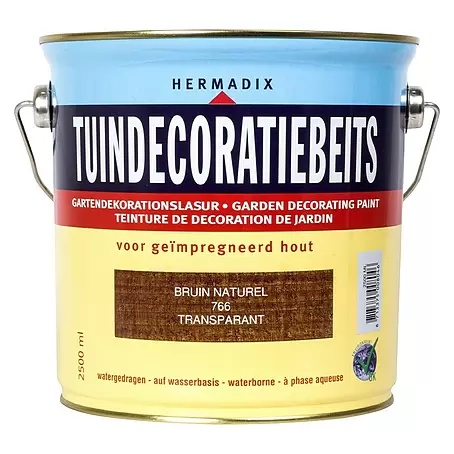 Hermadix  Houtbeits voor tuindecoratie 766 bruin naturel