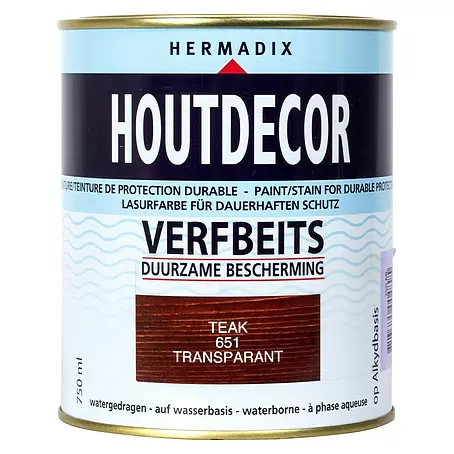 Hermadix  Houtbeits houtdecor 651 teak