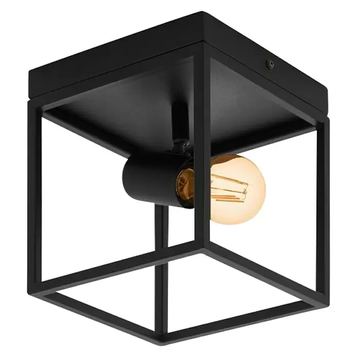 Eglo Plafondspot Silentina - 40 W, l x b x h: 18 x 18 x 20,5 cm, E27, 1 st. - Diagonaal zicht