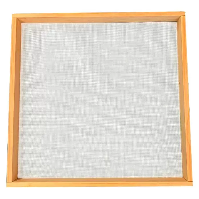 Sito s drvenim okvirom - 50 x 50 cm - Pogled sprijeda