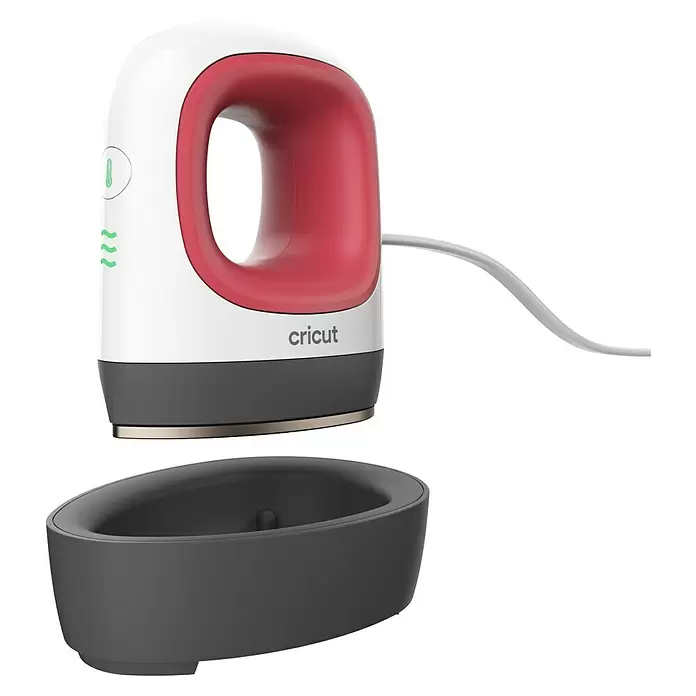 Cricut Transferpresse EasyPress Mini - Passend für: Bügelfolien, Drucktechnologie: Wärmeübertragung - Diagonale Ansicht