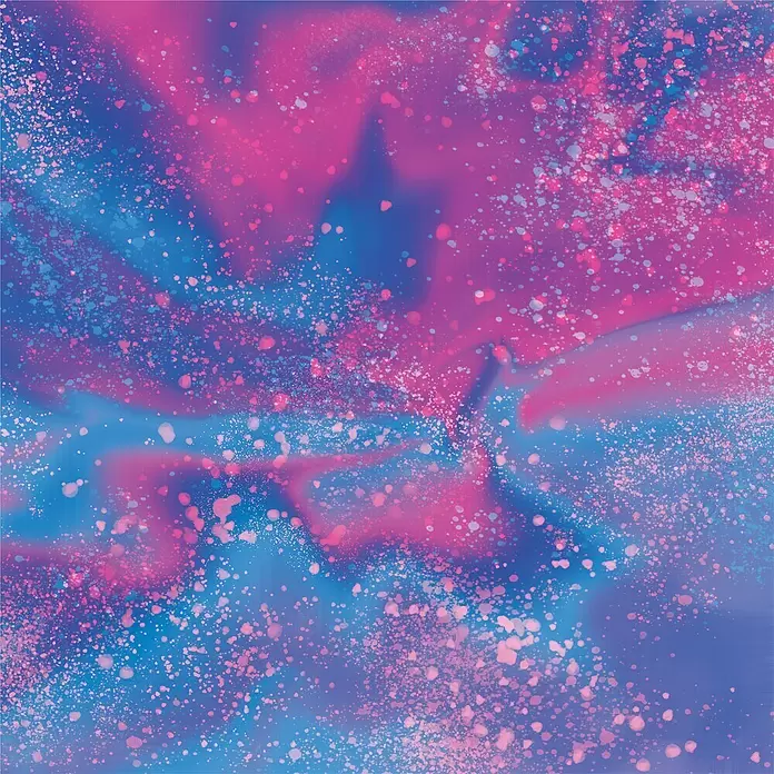 Cricut Transferfolie Infusible Ink - 2 Stk., Aquarell Splash, L x B: 30,5 x 11,4 cm - Detailaufnahme