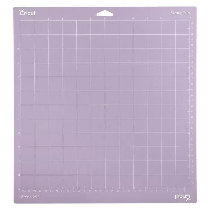 Cricut Schneidematte StrongGrip - Lila, L x B: 30,5 x 30,5 cm, Passend für: Cricut Maker und Cricut Explore Schneideplotter - Vorderansicht