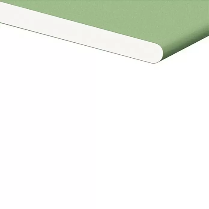 Siniat Gipsplaat Hydro - 1.200 x 600 x 9,5 mm, Geïmpregneerd - Close-up
