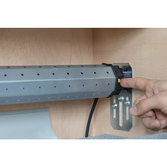Schellenberg Rohrmotor Maxi Plus 20 - Max. Rollladenfläche: 8,5 m² bei Kunststoffrollläden, Einbaulänge: 555 mm, Zugkraft: 34 kg - Detailaufnahme