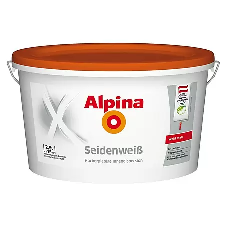 Alpina  Wandfarbe Seidenweiß