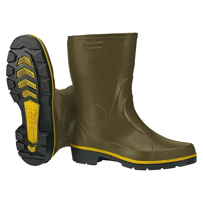 Scheibler Sicherheitsstiefel - Schuhgröße: 42, Ausführung: Halbhoch, Norm: EN ISO 20347 - Diagonale Ansicht