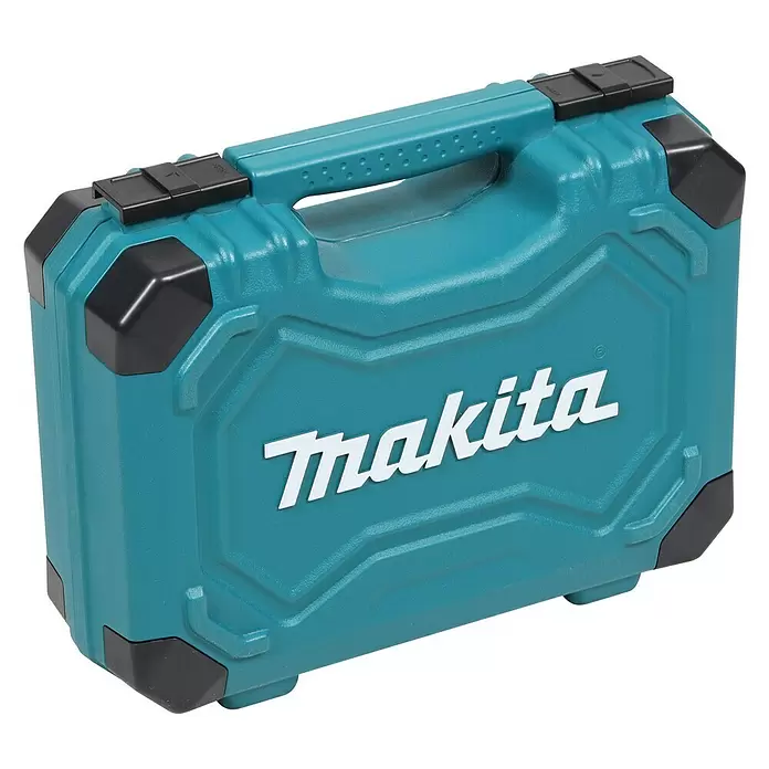 Makita Werkzeugkoffer - Chrom-Vanadium-Stahl, 76 -tlg. - Diagonale Ansicht