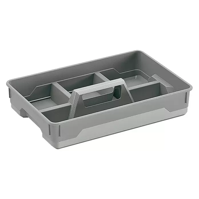 Keter Bandeja Moover Box - L x An x Al: 53 x 34 x 6 cm, Específico para: Keter Moover Box M/L/XL - Vista angular