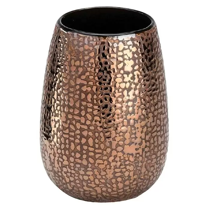 Kupaonska čaša Marrakesh - Smeđe boje, Š x V: 8,3 x 11,4 cm - Pogled sprijeda