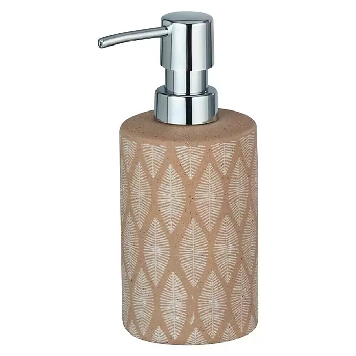 Wenko Dozator sapuna Tupian - Smeđe boje, Š x V: 8,5 x 17 cm - Pogled sprijeda