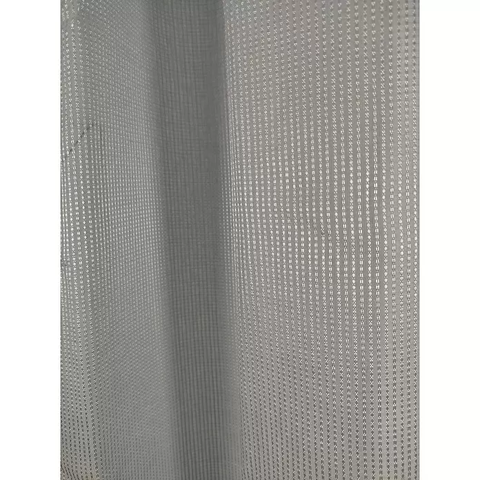 Visillo para ventana Textura rejilla - An x Al: 140 x 270 cm, 100% poliéster, Azul - Primer plano