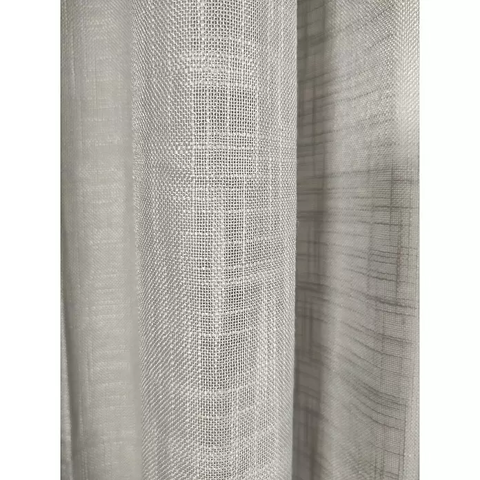 Visillo para ventana Carcassone - An x Al: 140 x 270 cm, 100% poliéster, Gris - Primer plano