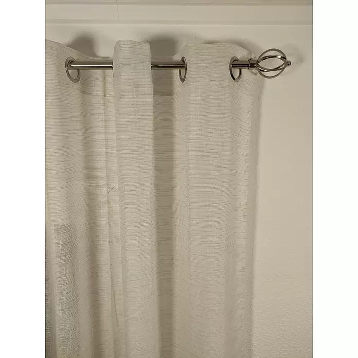 Visillo para ventana Ankara - An x Al: 140 x 270 cm, 100% poliéster, Beige - Primer plano
