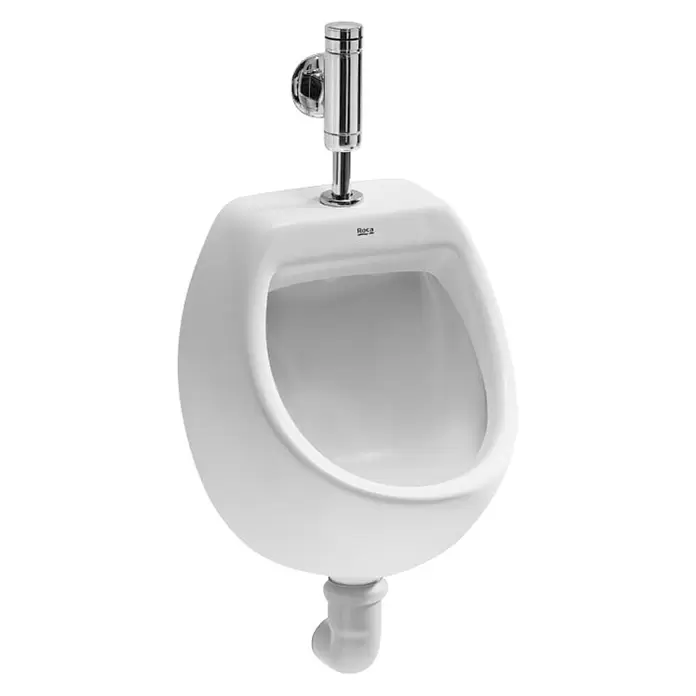 Pisoar Mini Roca - Bijele boje, Keramika - Dijagonalni pogled