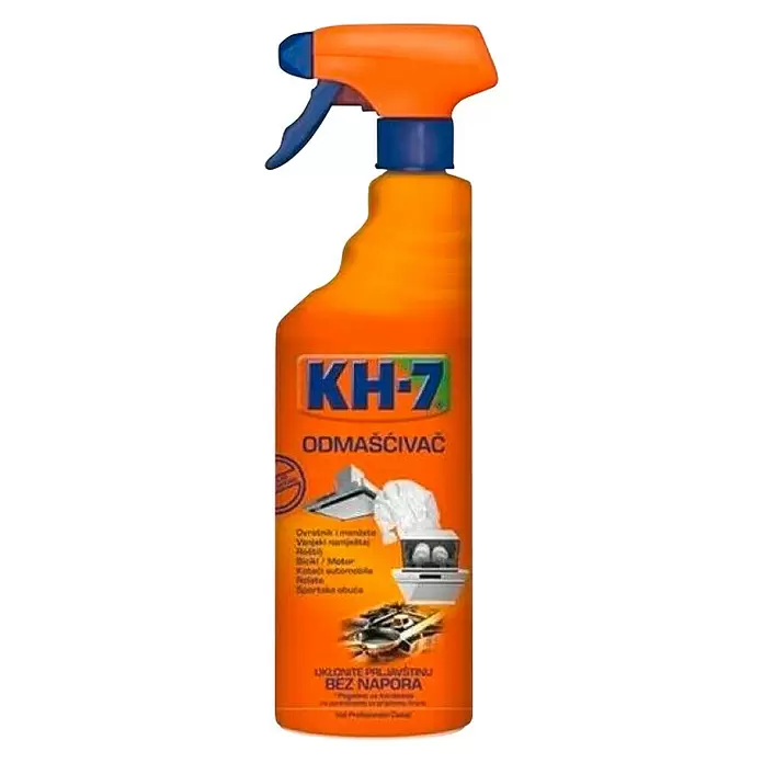 Sredstvo za odmašćivanje kuhinje KH-7 - Sadržaj: 750 ml, Boca s pištoljem za prskanje - Pogled sprijeda