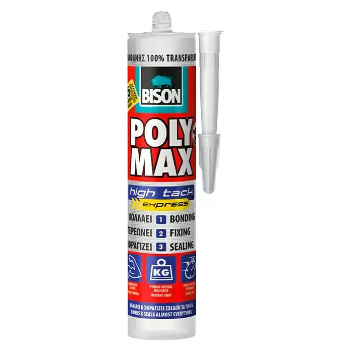 Bison Montažno ljepilo Poly Max Express - 300 g - Pogled sprijeda