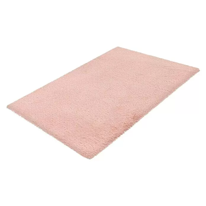 Kupaonski tepih Happy - 40 x 60 cm, Roze boje - Dijagonalni pogled