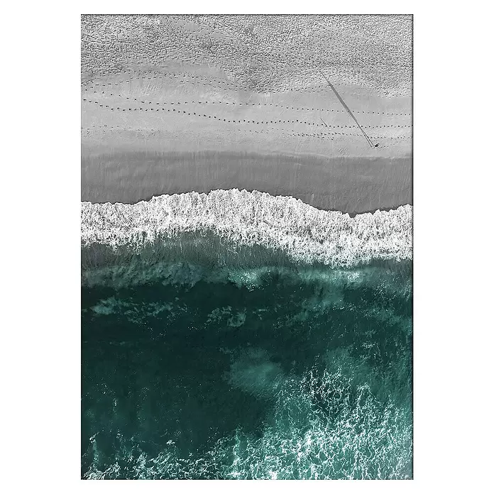 Cuadro Playa - Paisaje marino, An x Al: 50 x 70 cm - Vista superior