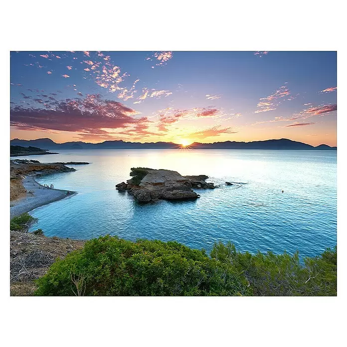 Póster Mallorca - Puesta de sol, An x Al: 80 x 60 cm - Vista superior