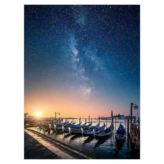 Póster Milky - Venecia, An x Al: 60 x 80 cm - Vista superior