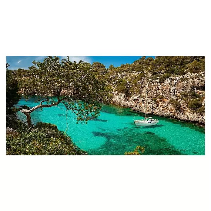 Póster Mallorca - Cala Pi, An x Al: 80 x 60 cm - Vista superior