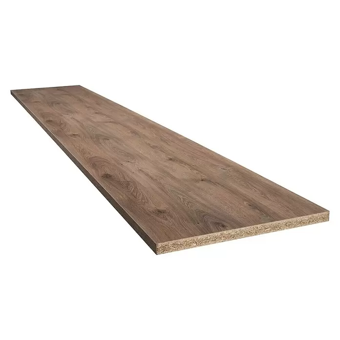 CUCINE Küchenarbeitsplatte nach Maß 4039 Pati Oak - Max. Zuschnittsmaß: 365 x 63,5 cm, Stärke: 3,8 cm - Diagonale Ansicht