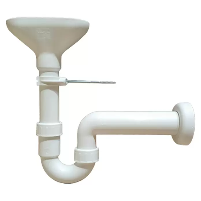 Viega Siphon mit Trichter - DN 50 - Vorderansicht