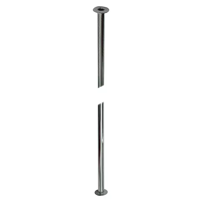 Kupferrohr - Mit Bördel, Durchmesser: 10 mm, Länge: 100 cm - Vorderansicht