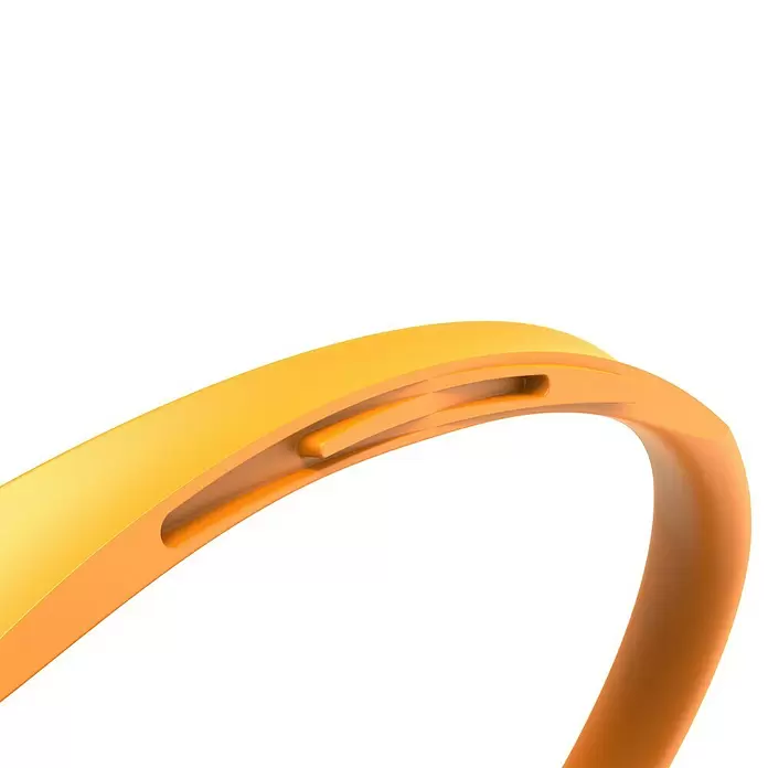 Fiskars Plus Gartenkorb - Kunststoff, Schwarz/Orange - Detailaufnahme