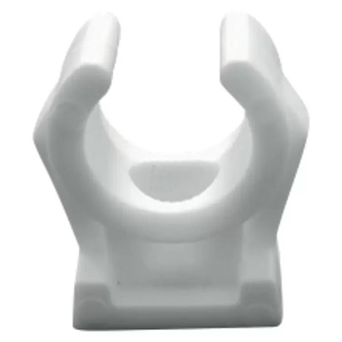 Rohrclip - Durchmesser: 12 mm, Kunststoff - Vorderansicht