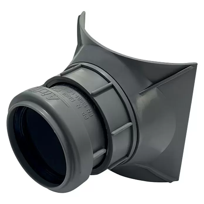 Schraub-Abzweig Airfit - Nennweite: DN 110/50 - Diagonale Ansicht