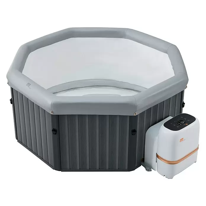 Außen-Whirlpool Tuscany - 193 x 193 x 73 cm, 1.000 l, Geeignet für: 4 - 6 Personen - Diagonale Ansicht