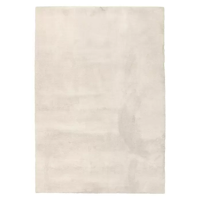 Alfombra de pelo corto Toscana - Blanco, 120 x 170 cm, 100% Poliéster - Vista descendente