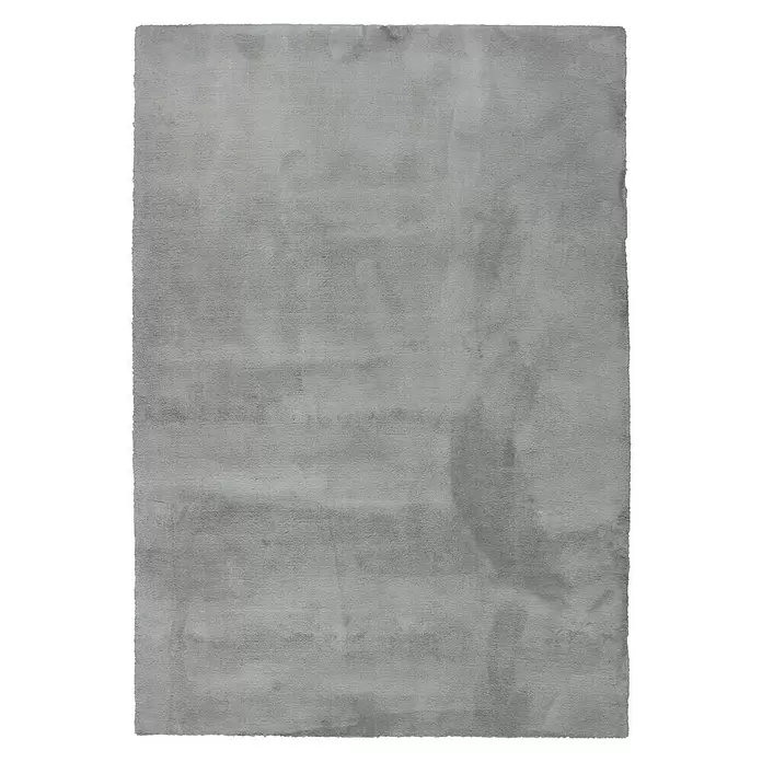 Alfombra de pelo corto Toscana - Plateado, 230 x 160 cm, 100% Poliéster - Vista descendente