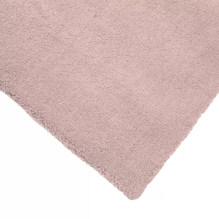 Alfombra de pelo largo Bolonia - Rosa, 170 x 120 cm, 100% Poliéster - Primer plano