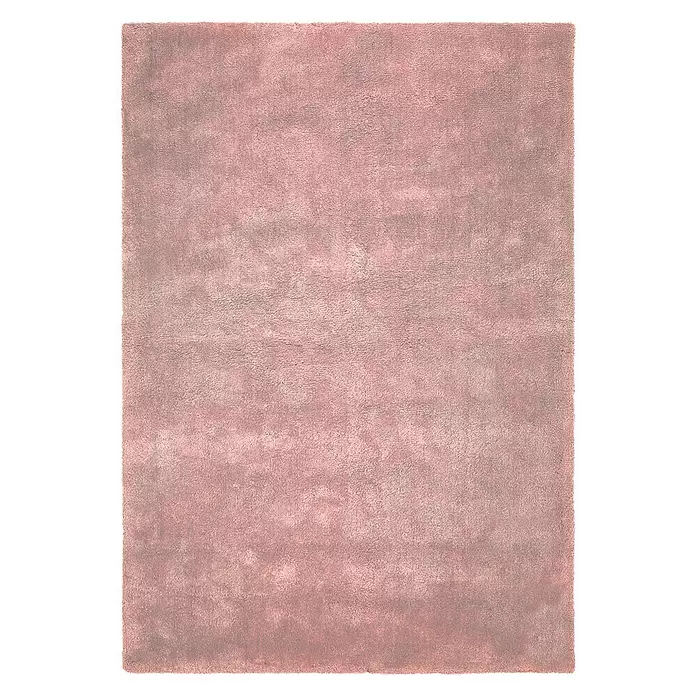 Alfombra de pelo largo Bolonia - Rosa, 170 x 120 cm, 100% Poliéster - Vista descendente
