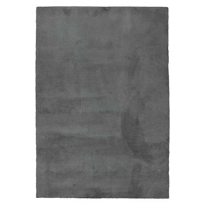 Alfombra de pelo corto Toscana - Gris, 230 x 160 cm, 100% Poliéster - Vista descendente