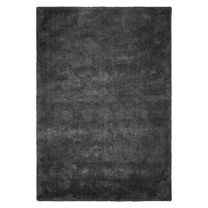 Alfombra de pelo largo Bolonia - Gris oscuro, 115 x 60 cm, 100% Poliéster - Vista descendente