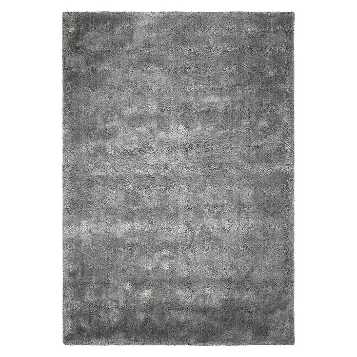 Alfombra de pelo largo Bolonia - Gris, 230 x 160 cm, 100% Poliéster - Vista descendente